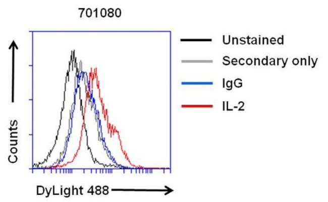 IL-2 Antibody in Flow Cytometry (Flow)