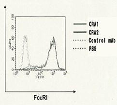 FceR1 alpha Antibody in Flow Cytometry (Flow)