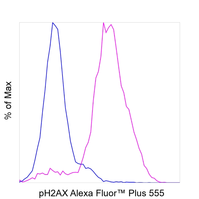 Phospho-Histone H2A.X (Ser139) Antibody in Flow Cytometry (Flow)