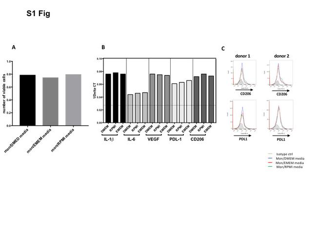 CD274 (PD-L1, B7-H1) Antibody in Flow Cytometry (Flow)